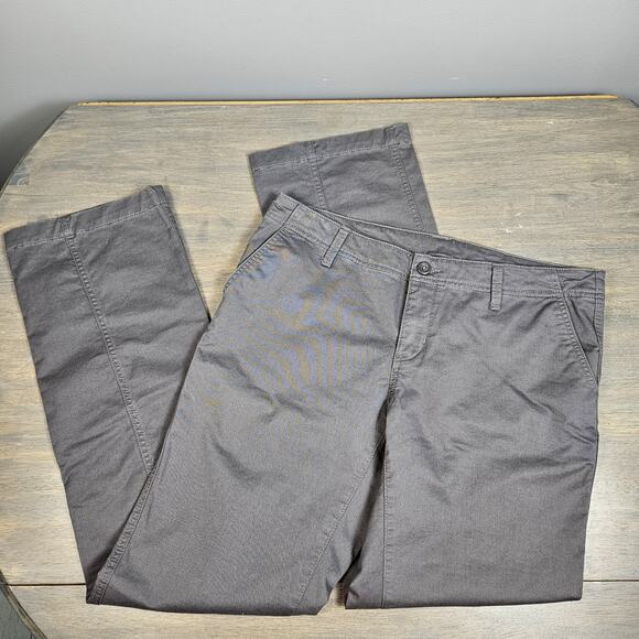 The North Face Womens Chino Pants Starkrest Bootcut Graphite Grey Sz 12 Stretch - Picture 1 of 10
